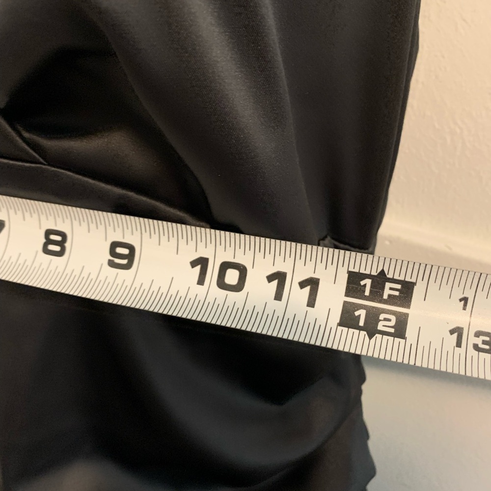 Vintage 90s Classic Le Chateau Sleek Black Cocktail Dress - Picture 15 of 16